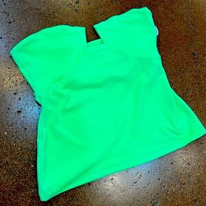 NWT susana monaco neon green tube top